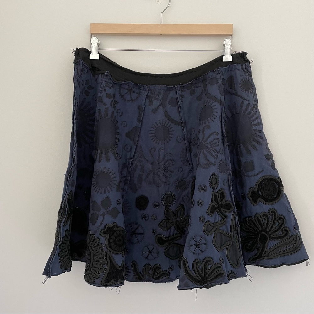 Project Alabama | Hand decorated jersey skirt | US 16